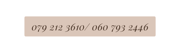 079 212 3610 060 793 2446